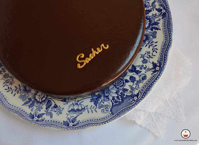 Tarta Sacher. Aroma de chocolate