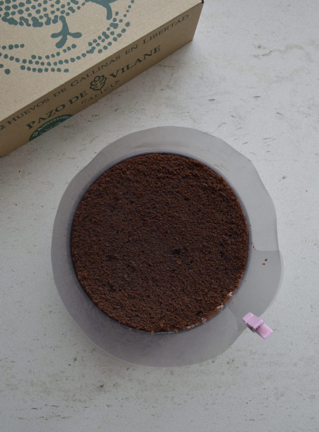  Montando la tarta de chocolate. Aroma de chocolate