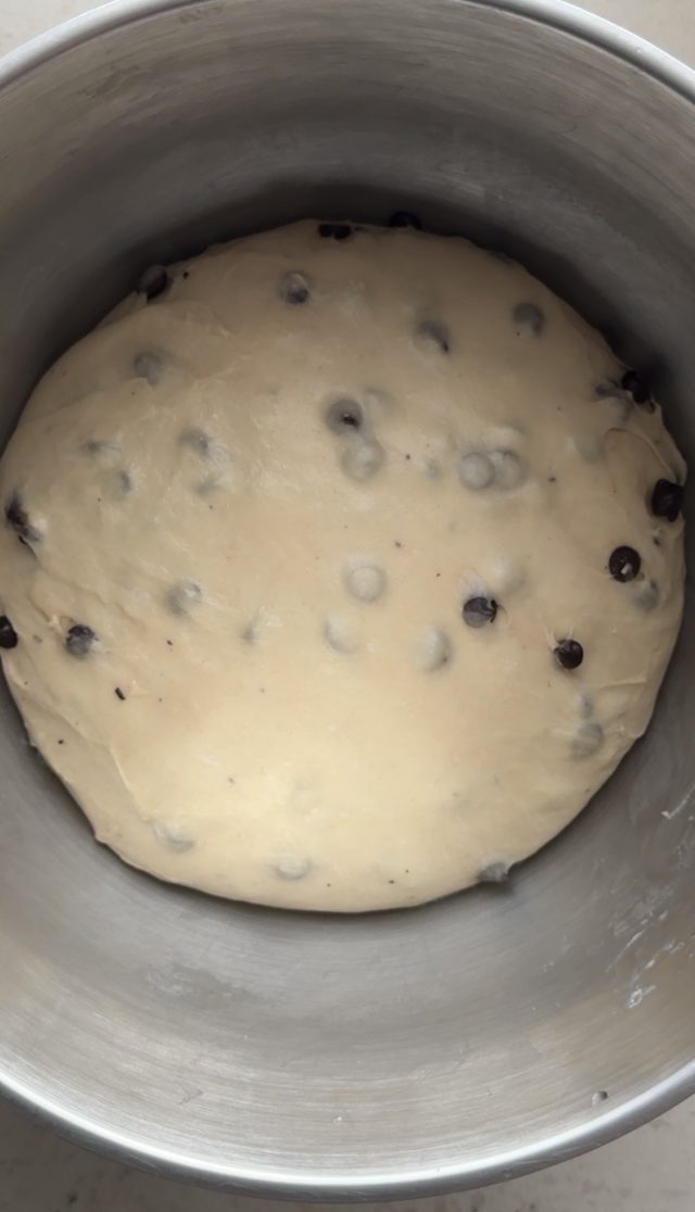 BOLLITOS CON PEPITAS DE CHOCOLATE. AROMA DE CHOCOLATE